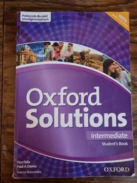 Podręcznik Oxford Solutions Intermediate