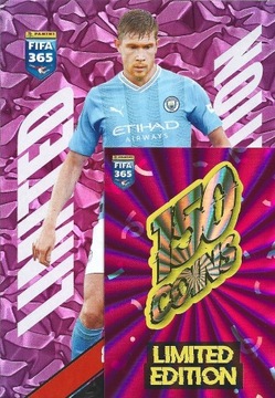 PANINI FIFA 365 2024 LIMITED XXL DE BRUYNE CITY