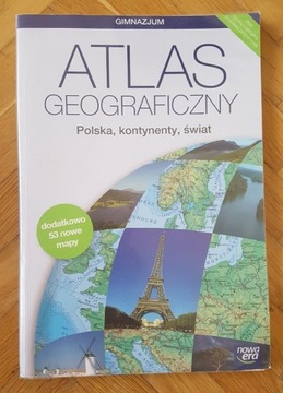 ATLAS GEOGRAFICZNY Polska,kontynenty,świat NE