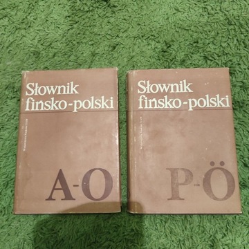 Słownik Fińsko-Polski  Kpl. 2 tomy