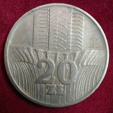 Moneta 20zł 1974 rok 