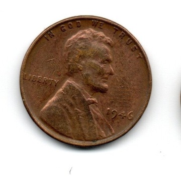 USA ONE CENT 1946 LINCOLN