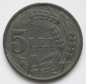 Rumunia 5 lei 1942