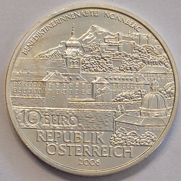 Austria 10 euro, 2006 Opactwo Nonnberg (512)