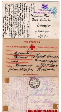 1919 kartki poczt polowych, pułk kolejowy