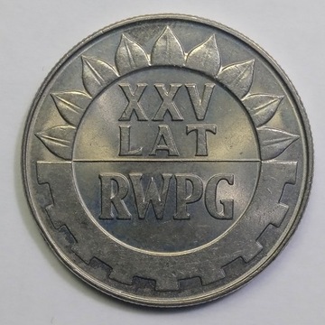 Polska 20 złotych zł 1974 ładna defekt RWPG