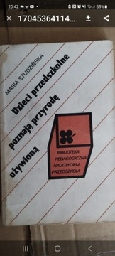 Studzińska Dzieci przedszkolne poznają przyrodę