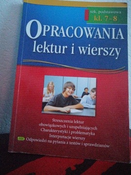 Opracowania lektur i wierszy klasa 7-8