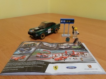 Lego 75884 Speed Champions  Ford Mustang Fastback