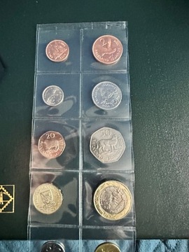 Falkland Islands 8 x Coin Set 1p, 2p, 5p, 10p, 20p