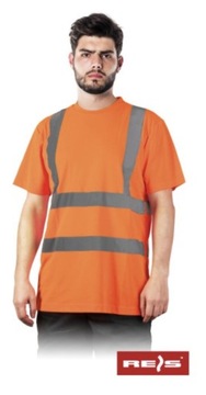 T-shirt roboczy odblaskowy pomarańczowy