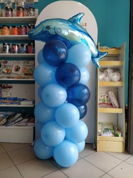 Słup dekoracyjny, dekoracje balonowe 