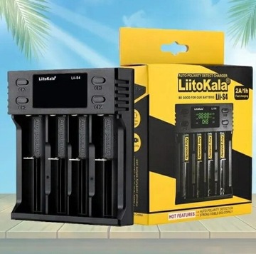 Ładowarka LiitoKala Lii-S4 akumulatory baterie LCD