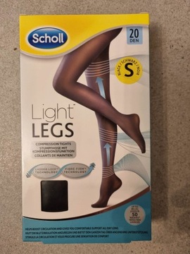 Scholl light legs 20DEN rajstopy czarne S 