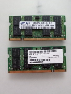 Pamięć RAM Samsung M470T5663QZ3-CF7 2 GB 2 sztuki