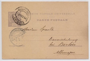 Portugalia - kartka pocztowa z 1908 roku