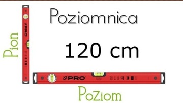 Poziomica PRO 120 cm Poziomnica Jelenia Góra