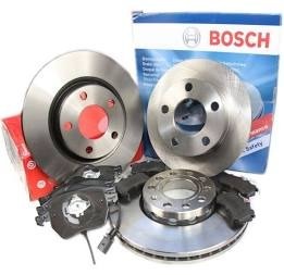 BOSCH TARCZE + KLOCKI AUDI A4 B6 B7 TYŁ 