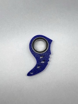 KEYRAMBIT KEYSPINNER GALAXY FIOLET BRELOK KARAMBIT