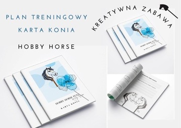 Książeczka  Karta Konia metryczka plan treningów Hobby Horse 