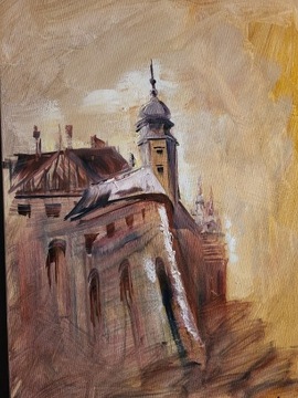 ,, Wawel ,,obraz olejny Artur Sudak 50x70cm 
