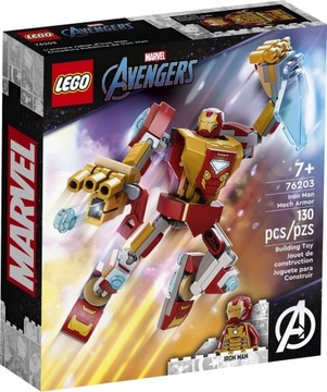 LEGO Marvel 76203 - Mechaniczna zbroja Iron Mana