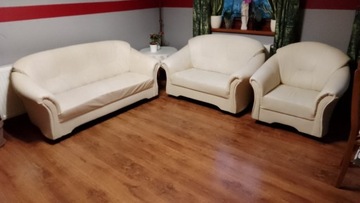 Zestaw wypoczynkowy 2 sofy kanapy (3os+2os)+fotel