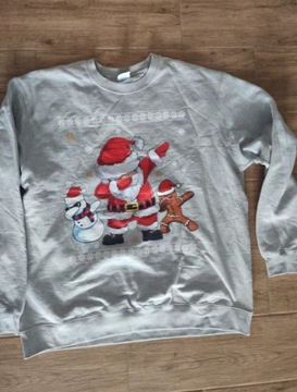 Bluza sweter świąteczny śmieszny XL