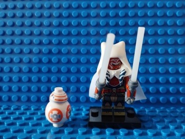 Minifigurka kompatybilna z LEGO Ashoka z peleryną Star Wars