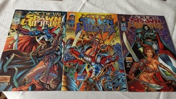 MEDIEVAL SPAWN/WITCHBLADE #1,2,3 - komiksy z USA!