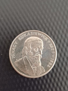 Moneta 50zł Łukasiewicz Ignacy