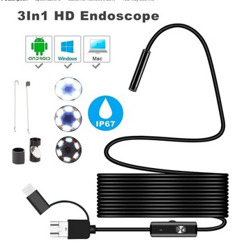 Endoskop Kamera inspekcyjna USB PC Adnroid