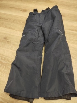 Spodnie zimowe, rozmiar 110/116, granatowe