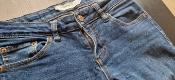 Spodnie jeansy  rurki xs