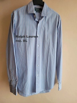 Koszula w paski Ralph Lauren roz. XL