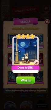 DWA KRÓLIKI COIN COIN MASTER KARTA