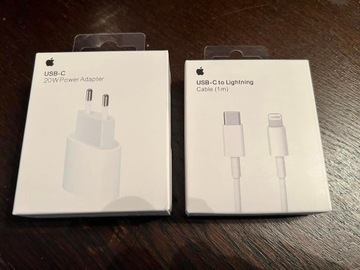 Apple Ładowarka USB-C 20W + Lightning 1M USB-C