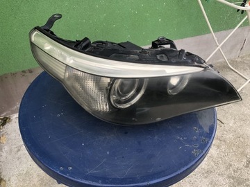 Lampa prawa BMW E60 Bi-Xenon skrętna