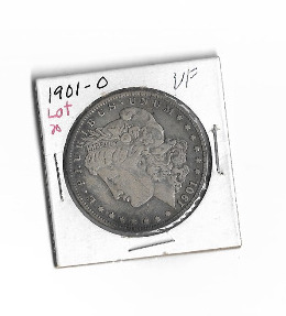 1901 O USA $1 Morgan Srebna Moneta