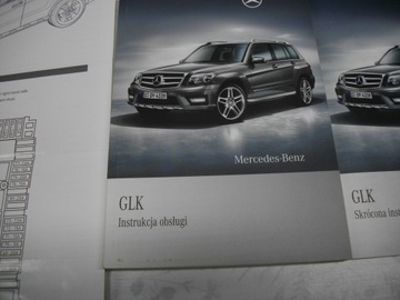 Instrukcja obsługi Mercedes GLK w etui