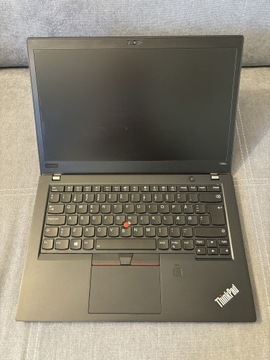 Lenovo ThinkPad T480s cpu i7-8650u, RAM 16GB, 14"