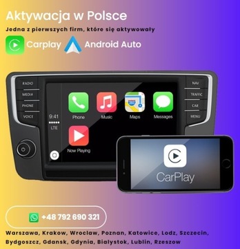 Aktywacja App-connect Carplay Android auto VW