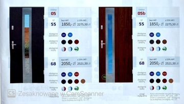 Drzwi wejściowe antywłamaniowe ORBITAL 05,05B