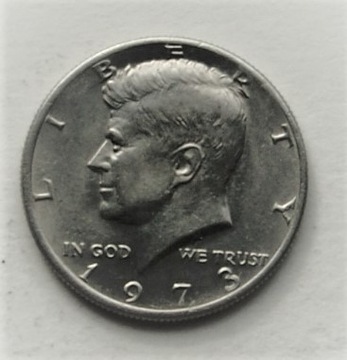 1/2 dolar 1973 bzm half dollar Kennedy Stan!