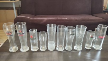 Kolekcja szklanek i kufli do piwa - 127 sztuk
