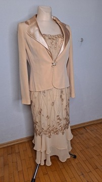 Sukienka + żakiet Miralina Couture Paris 42