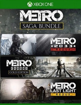 METRO SAGA BUNDLE LAST LIGHT + 2033 + EXODUS GOLD 