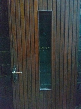 Drzwi drewniane z drewna dębowego