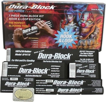 Dura-Block AF44HL Hook & Loop czarny 