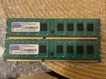 Pamięć RAM DDR3 GOODRAM 2x2GB 1333 MHz CL9